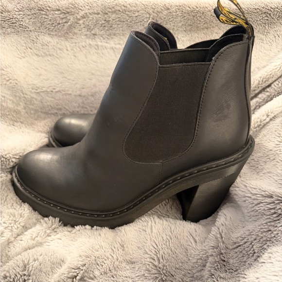 Dr. Martens Black Heeled Chelsea Boots - Picture 7 of 14